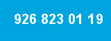 926 823 01 19 926 823 01 19